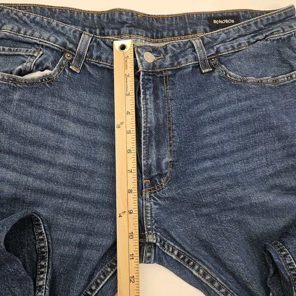 Bonobos All Season Travel Slim Fit Stretch Jeans Men's 38x32 Denim‎ Medium Wash - Picture 9 of 11